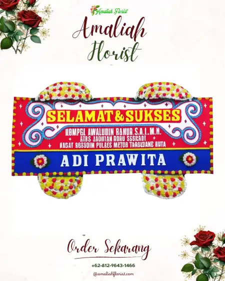 Papan Bunga Ucapan Selamat Ciawigebang